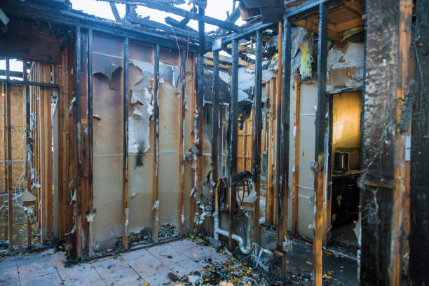 Professional Smoke Damage Removal technician working in Goldsby, OK